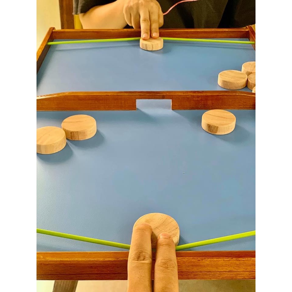 [XẢ GẤP GAME MỸ sizeXL] -Bàn bắn bi gỗ, bàn bắn bi xuyên lỗ LOẠI LỚN cho BA MẸ và BÉ cùng chơi. BI G