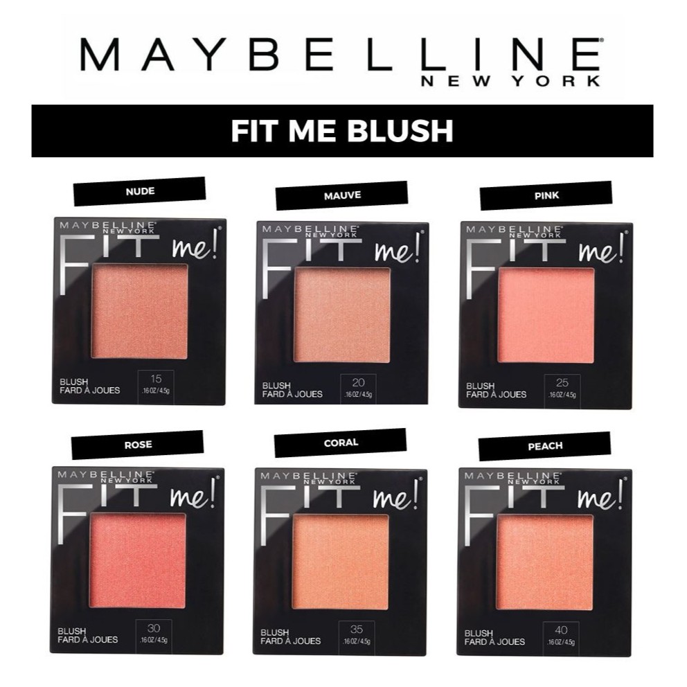 (Hàng Mới Về) Phấn Má Hồng Maybelline Fit Me!