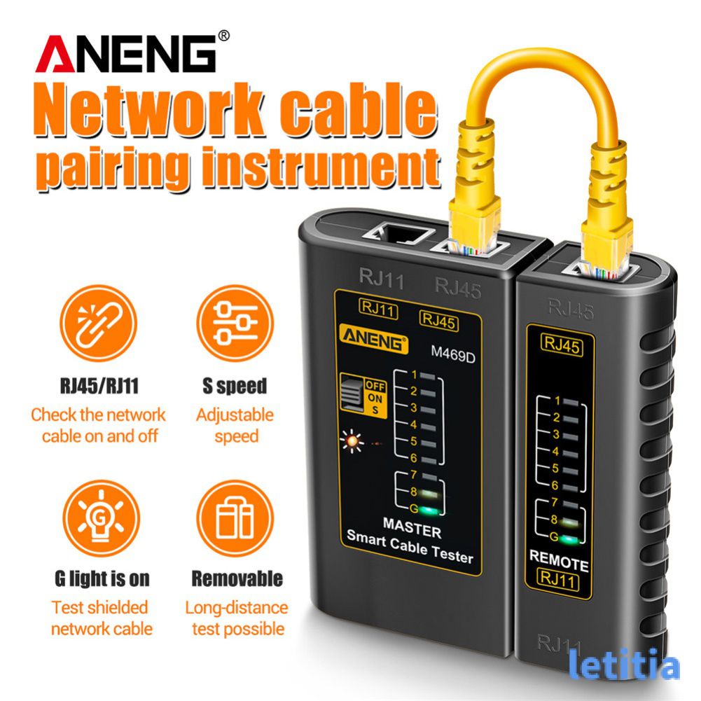 Các Mạng Cáp Công Cụ Test Rj45 Rj11 Lan Dây Đa Năng Ethernet Cáp