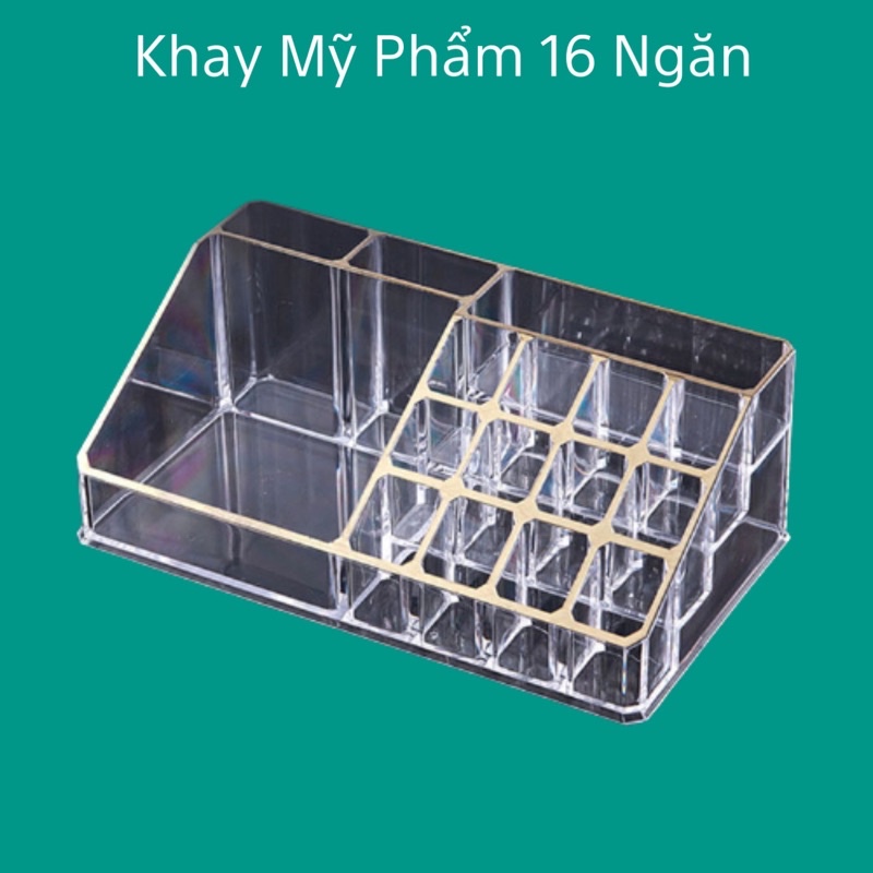 KHAY ĐỂ MỸ PHẨM 16NGĂN,DỤNG CỤ PHUN XĂM