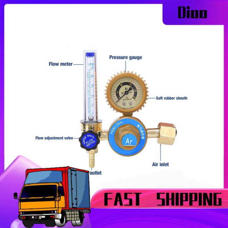 Bộ điều chỉnh áp suất đo lưu lượng CO2 0.25MPa Argon