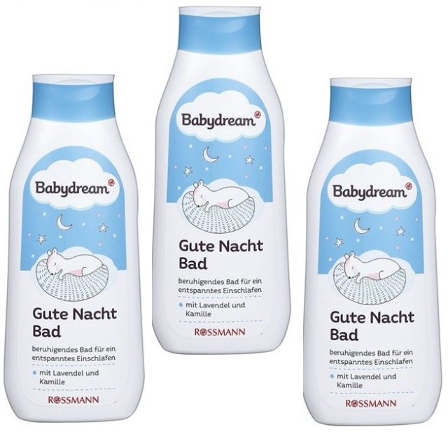 Sữa tắm BabyDream Gute nacht bad Nội địa Đức Giúp bé ngủ ngon