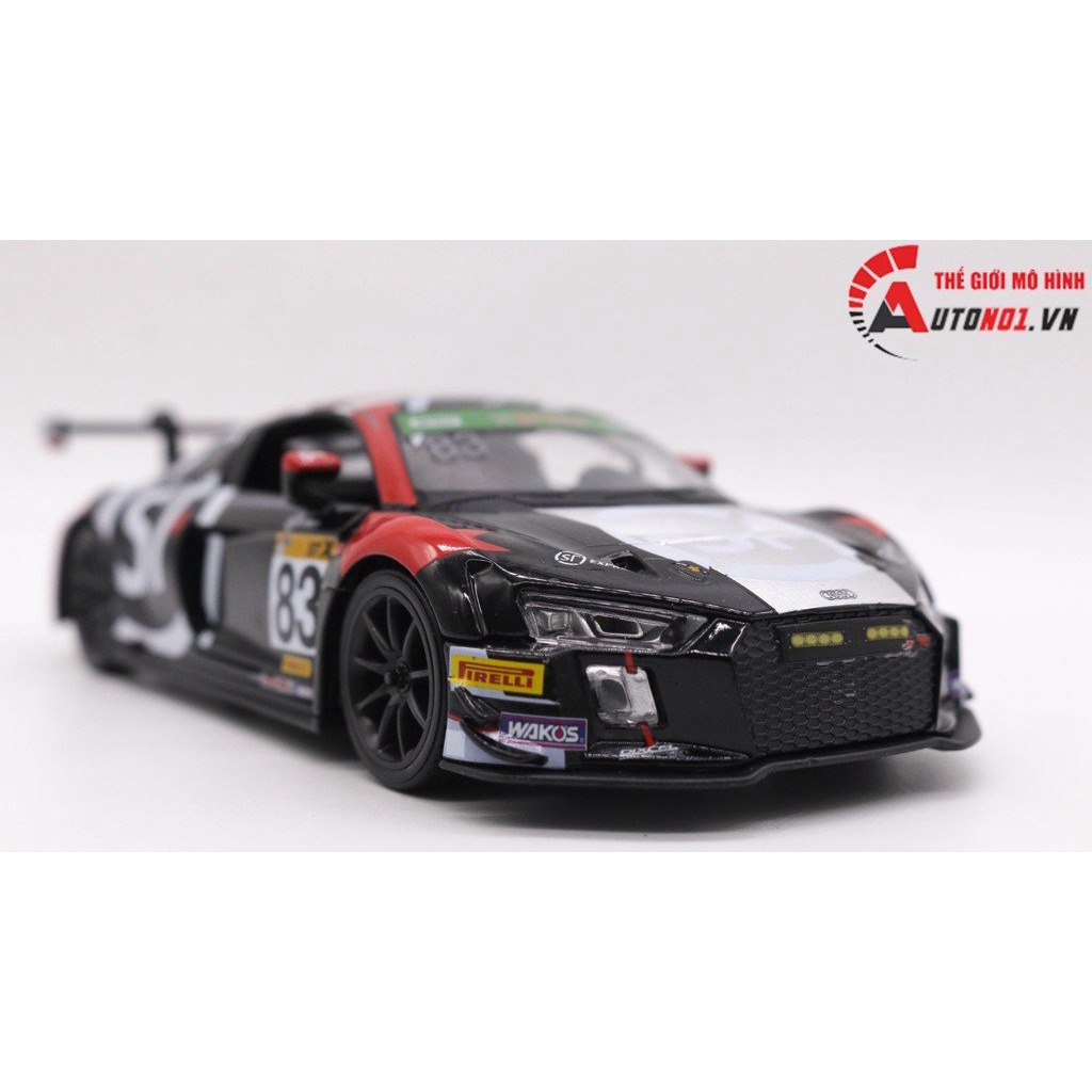 MÔ HÌNH XE AUDI R8 LMS GT3 2019 FUJI SUPER TEC 24H HOURS X WORKS RACING #83 1:32 MAKEDA 7783