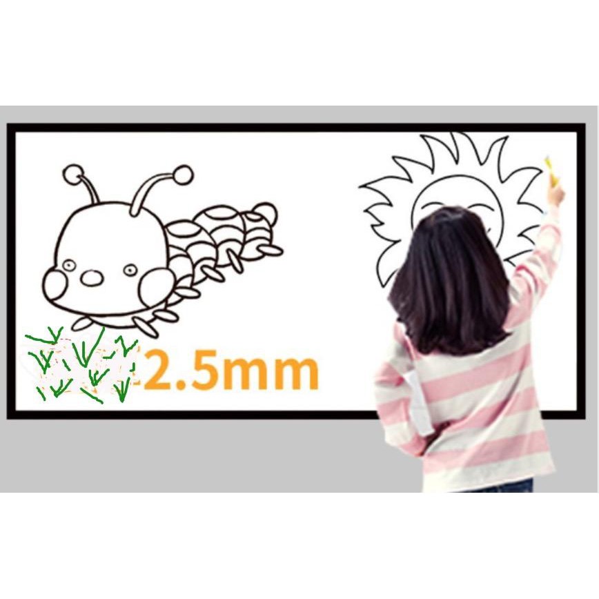 Decal nam châm (kèm bút + tẩy) - whiteboard - Home and Garden