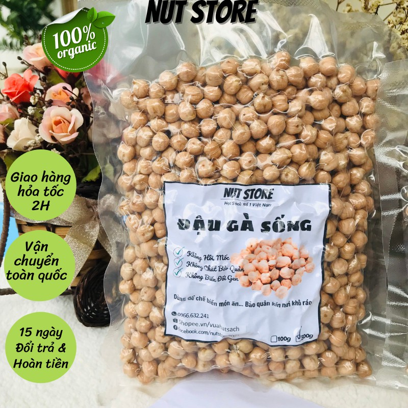 Đậu gà hữu cơ cho bé ăn dặm Nut Store 500g