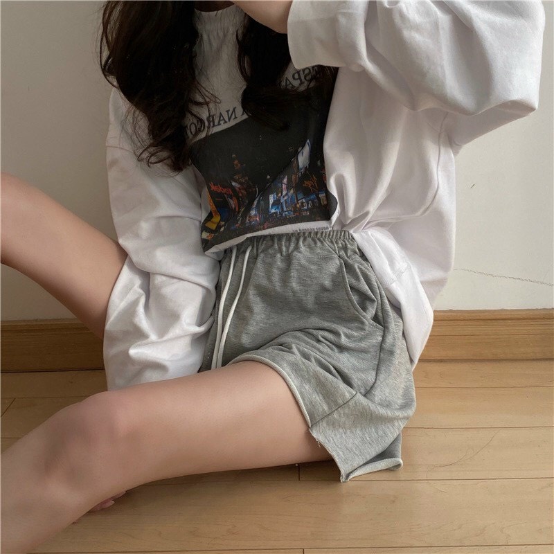 Quần Short Thun Thể Thao Nam Nữ Unisex - La mode