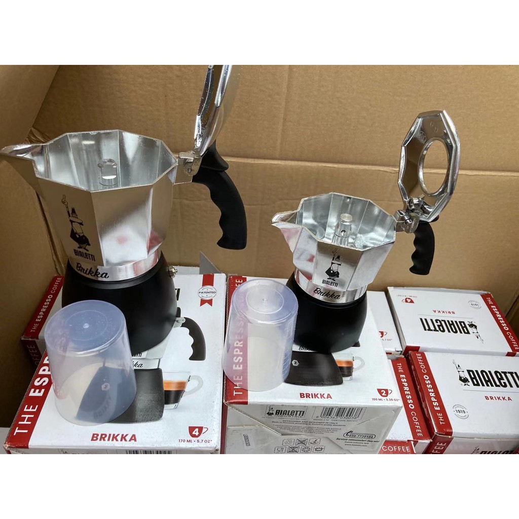 Ấm pha cà phê Bialetti Brikka 2 cup New 2020