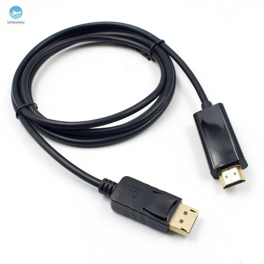 6ft Displayport Display Port DP to HDMI Adapter Converter Cable for PC Laptop HD Projector | BigBuy360 - bigbuy360.vn