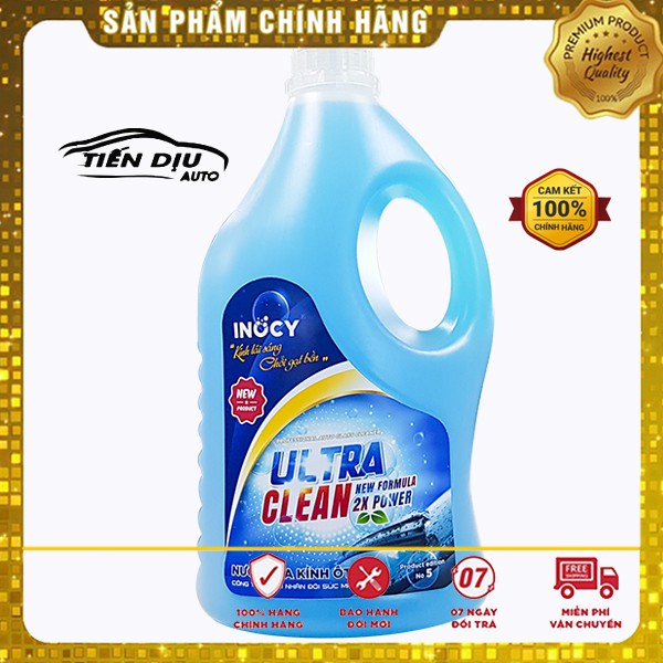 Nước Rửa Kính Ô Tô Cao Cấp INOCY ULTRA CLEAN Chính Hãng- Can 3L