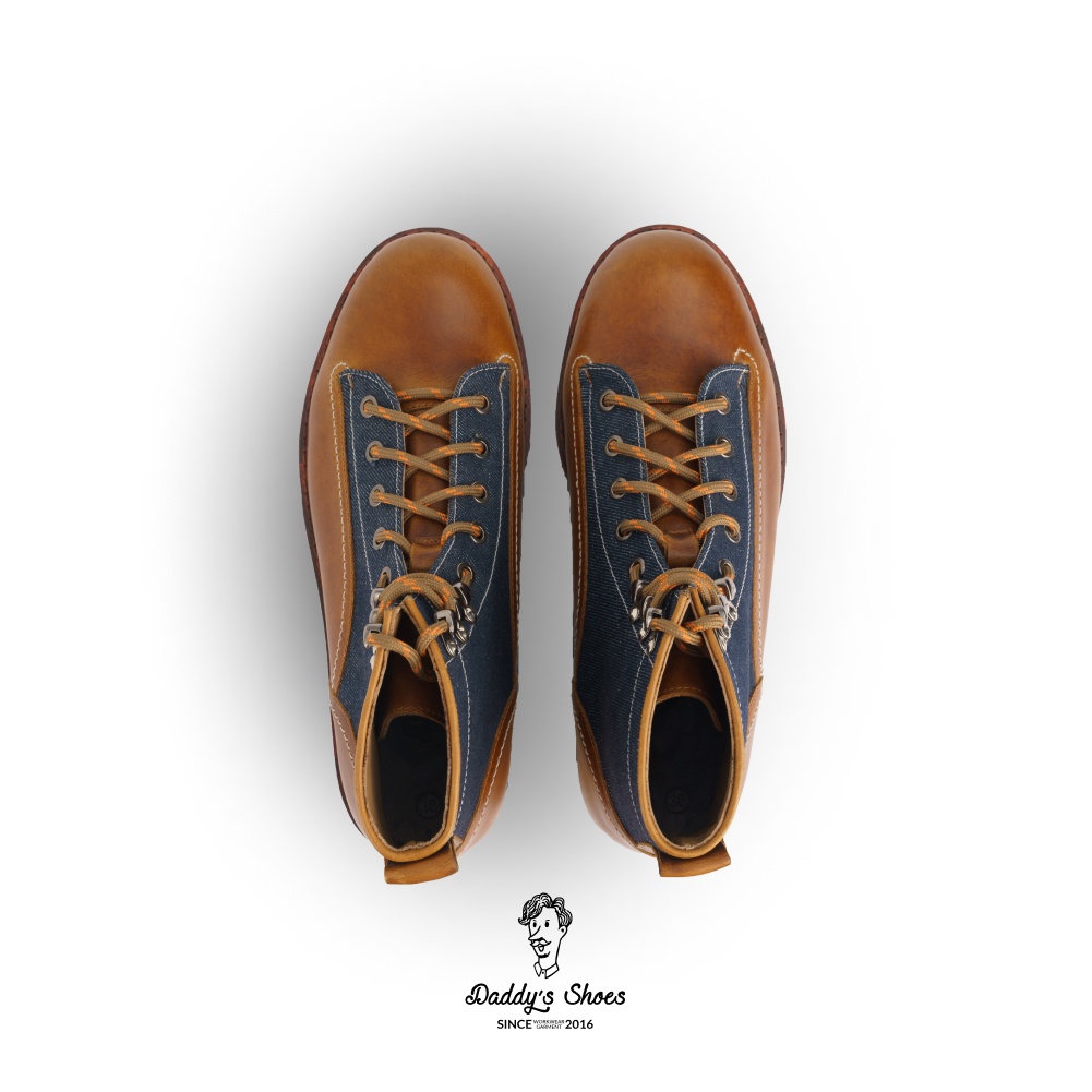 Boots Nam, giày cao cổ nam, Daddy's Shoes The New Boots Denim