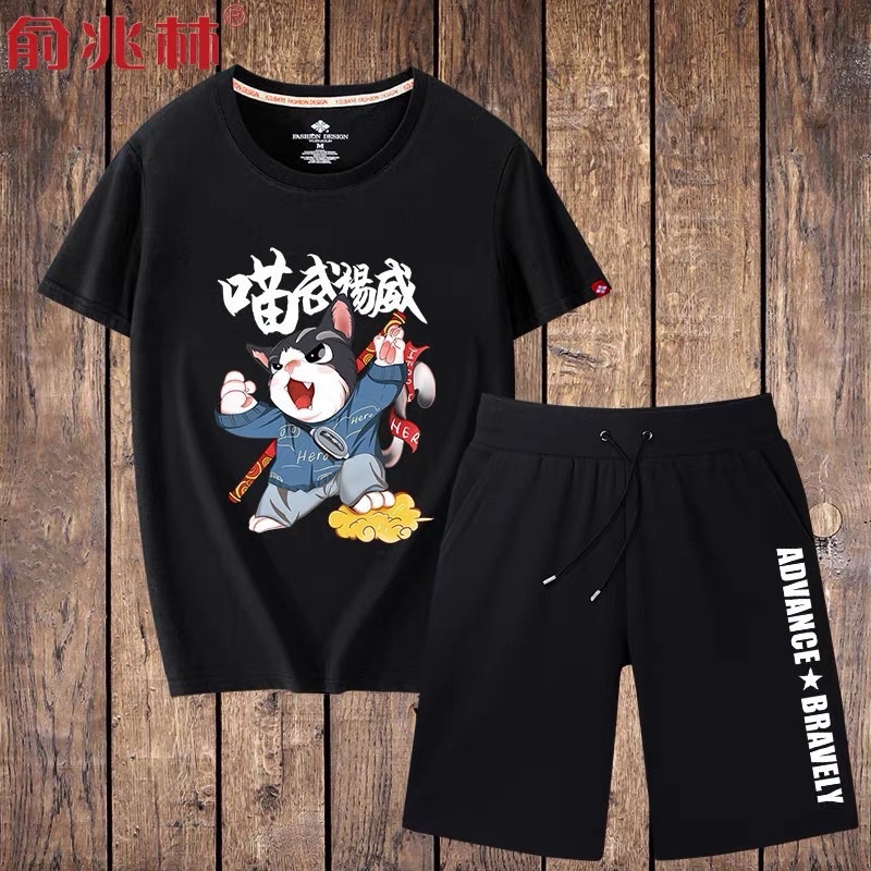 Nguyên set đồ thể thao nam nữ, bộ thun hè thấm hút