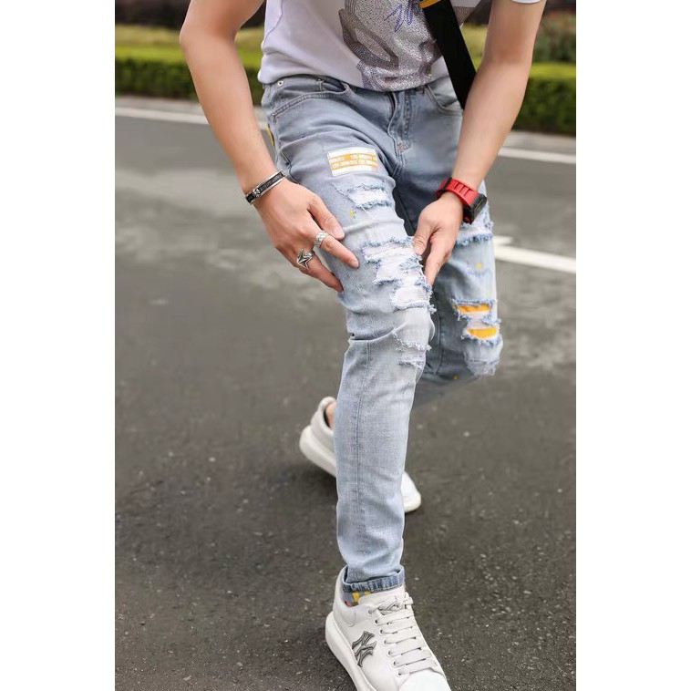 Quần Jean Nam - Quần Bò Nam co dãn ôm form tôn dáng chuẩn, quần jean thời trang cao cấp nam Muradfashion mẫu NT504 | BigBuy360 - bigbuy360.vn