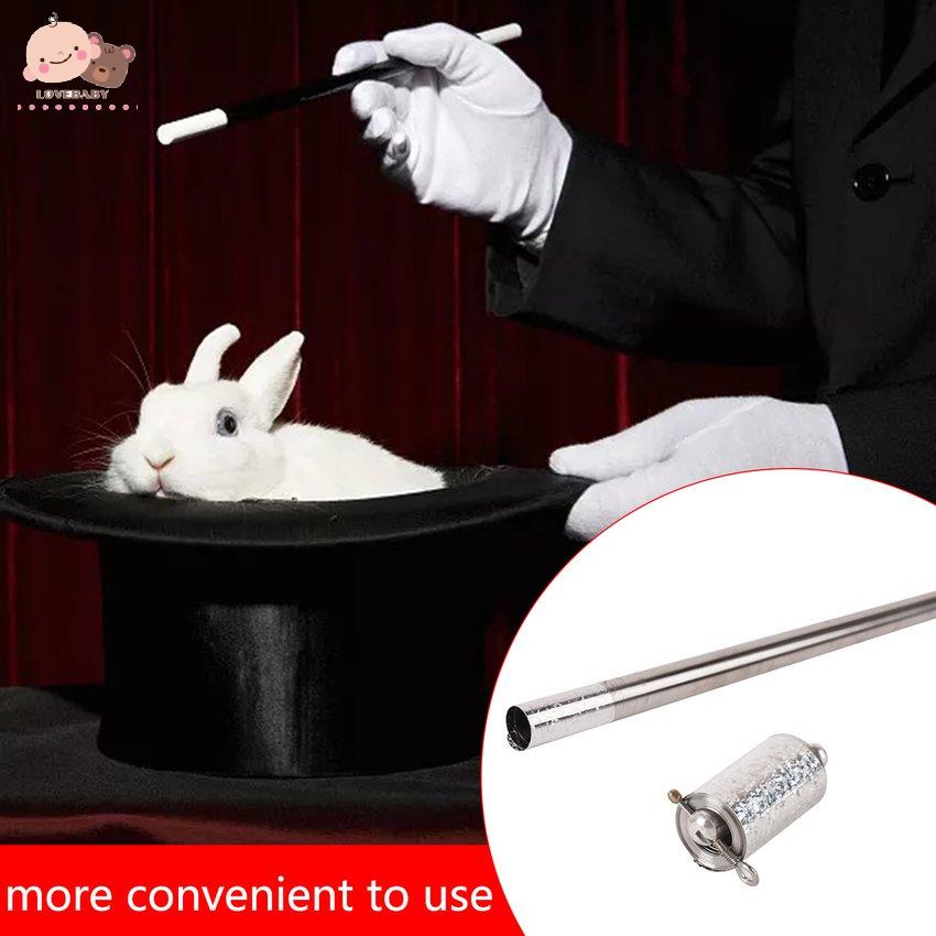 [HOT]Elastic Telescopic Rod Professional Magician Stage Performance Steel Metal