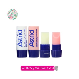 Combo 2 thỏi son dưỡng môi mỡ hươu Astrid mini