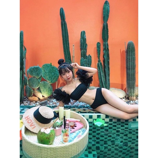 Bikini tay phối lưới - Kèm hình shop tự chụp 100% | BigBuy360 - bigbuy360.vn