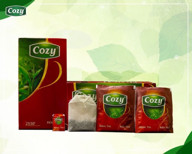 HỒNG TRÀ Cozy túi lọc hộp 25 gói