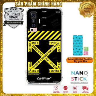 Ốp lưng Vivo X50/X50 Pro chống sốc _ in hình off white _Tặng Cường Lực Vivo