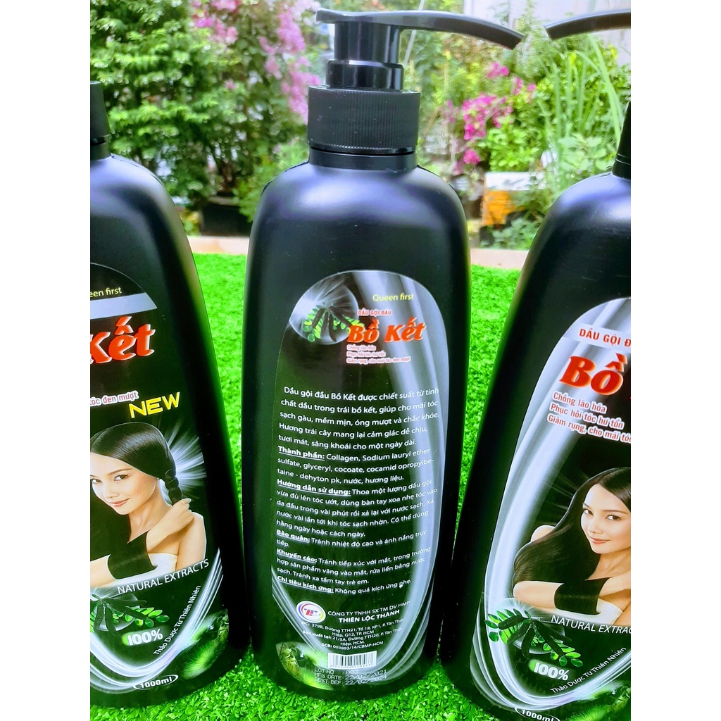Dầu Gội Đầu Bồ Kết Tinh Chất Thiên Nhiên 1000ml