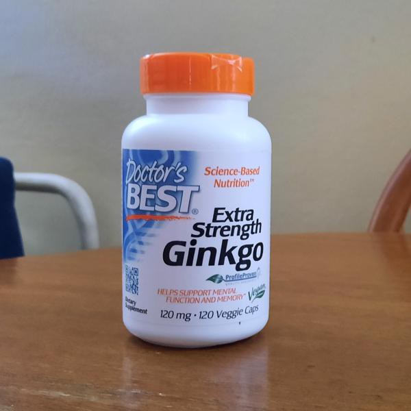 [DATE 10/2023] Viên uống bổ não và ngăn ngừa đột quỵ Doctor’s Best Extra Strength Ginkgo 120mg 120 viên của Mỹ