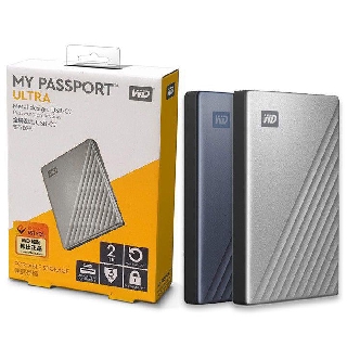 Ổ Cứng Di Động WD My Passport Ultra 2TB ver 2019 USB type-C