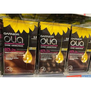 Thuốc nhuộm tóc Garnier Olia phủ bạc bền màu