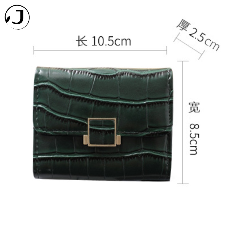 KAITIFEI Ví ngắn dùng để đựng thẻ cầm tay giá rẻ mini thời trang đẹp da nhỏ gọn gập cao cấp