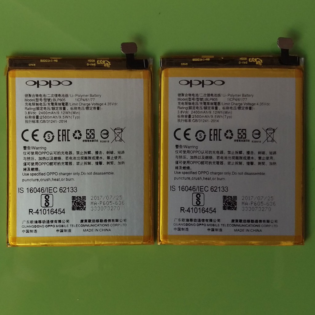 Pin ZIN Oppo Neo 7/A33/F1/A35 (BLP605)