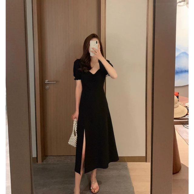Đầm nữ xẻ tà
