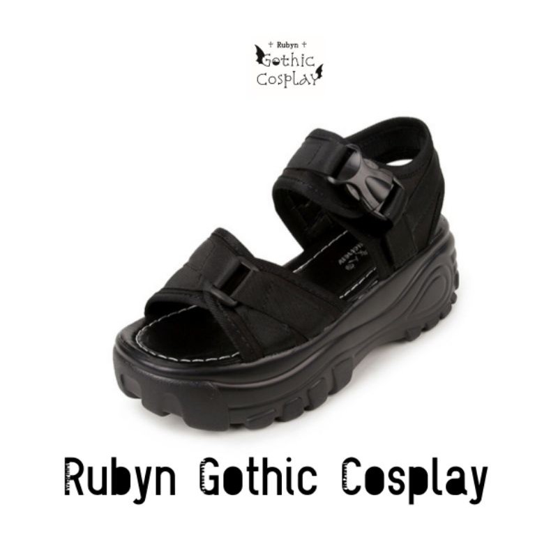 [Sẵn]  Giày Sandal đế cao 5,5cm, sandal cá tính ( Size 35 - 40 ) (Tài khoản Shopee duy nhất: gothic.cosplay )