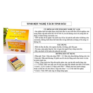 Tinh bột nghệ nguyên chất KC- 05 curcumin