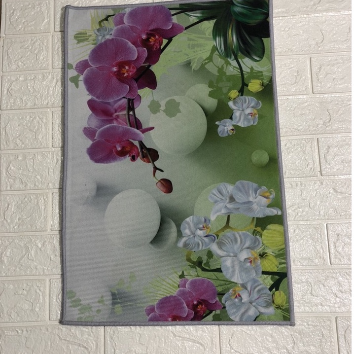 THẢM LAU CHÂN 3D CHỐNG TRƠN TRƯỢT 40x60CM