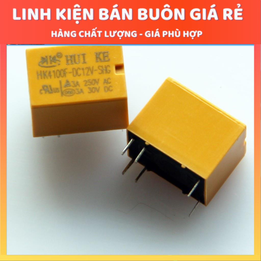 Relay 12V3A 6 Chân HK4100F-DC12V-SHG