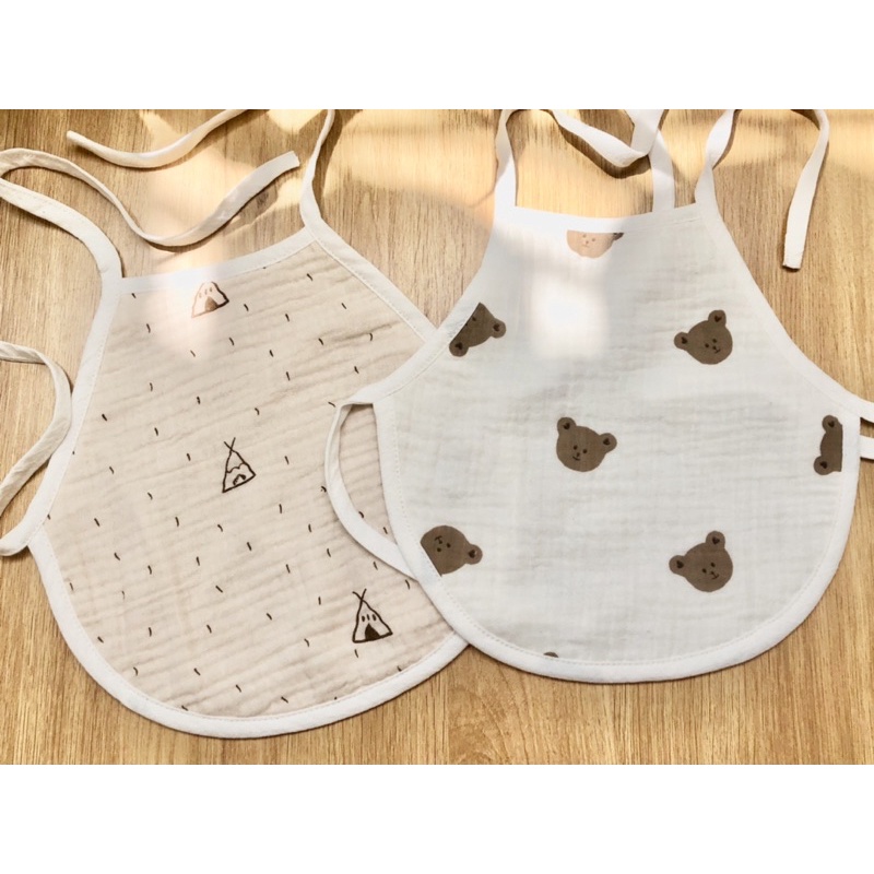 Yếm Xô muslin 4 lớp cho bé