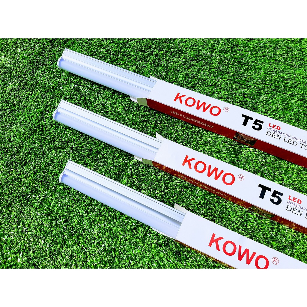 Combo 2 - 3 Đèn Led Tuýp Liền Máng T5 90cm ( 0,9m ) 15W KOWO hắt trần ánh sáng trắng/vàng
