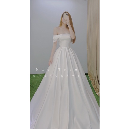 đầm cô dâu - váy cưới đi bàn cô dâu - đầm thiết kế cao cấp