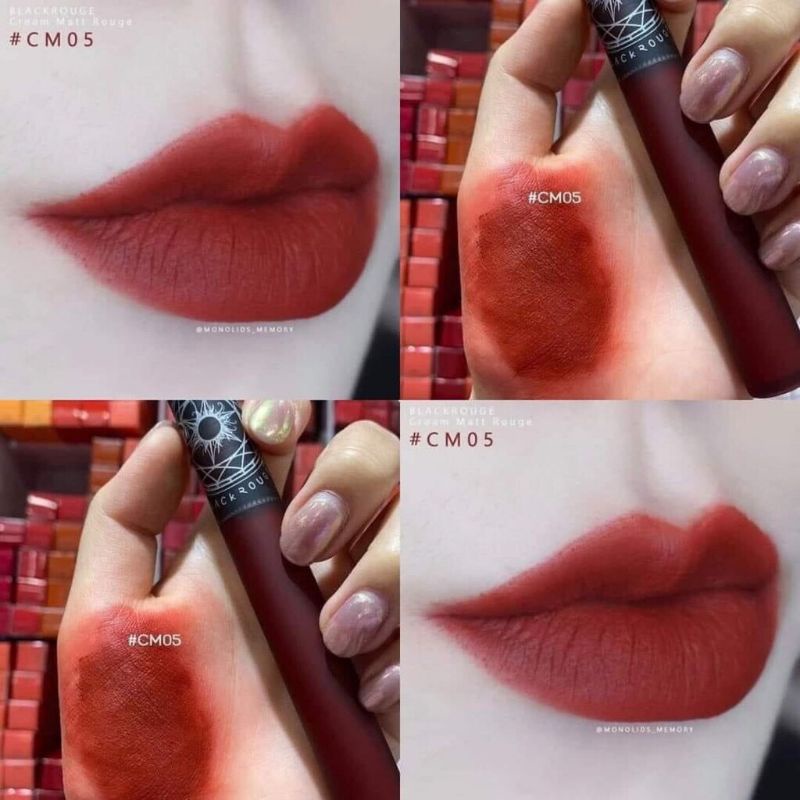 SON KEM BLACK ROUGE CREAM MATT ROUGE cm01