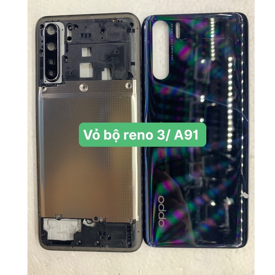Bộ vỏ / KHUNG XƯƠNG/ LƯNG VỎ zin new điện THOẠI oppo reno 3 -OPPO