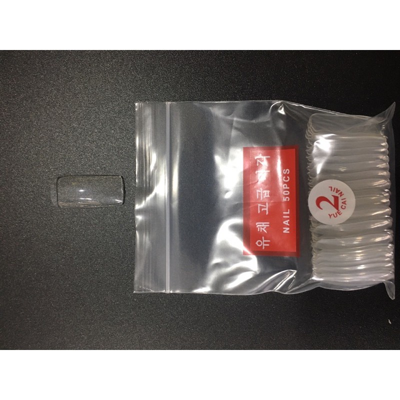 Móng Úp clear Lẻ size