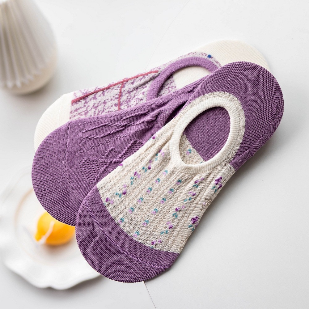 Set 5 Đôi Tất Hài Nữ Hoạ Tiết BaBy