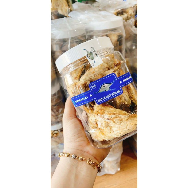 KHÔ CÁ ĐUỐI HỘP 350GR KÈM MẮM ME