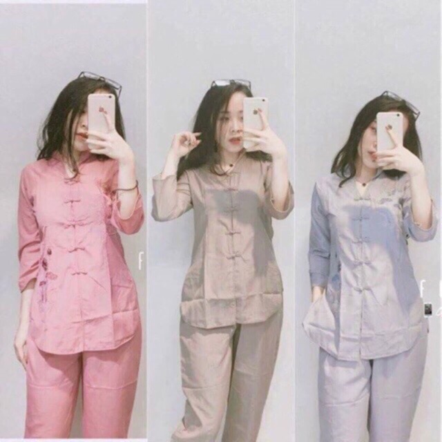 Bộ đi chùa (có mẫu có viền mới,đủ màu,đủ sz) | BigBuy360 - bigbuy360.vn