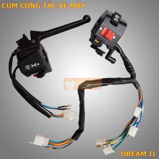 Cùm công tắc xe máy Dream II chất lượng như Zin giá rẻ