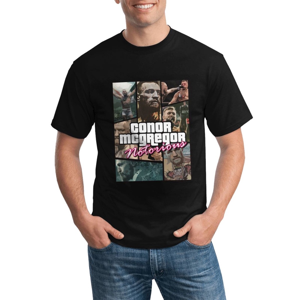 Cặp Đôi Áo Phông Conor Mcgregor The Notorious Retro Mma Ufc Ireland Khabib In Hình Lấy Cảm Hứng Từ C