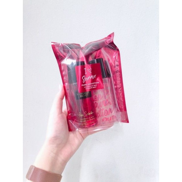 SÉT XỊT THƠM BODY MIST VICTORIA 2 CHAI TIỆN LỢI