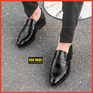 Giày tăng chiều cao nam 7cm✅ĐẾ KHÂU CỰC CHẮC CHẮN🎁 Giày lười nam tăng chiều cao da bò thật🎁 BH nổ da 12 tháng✅ Mã TC5516