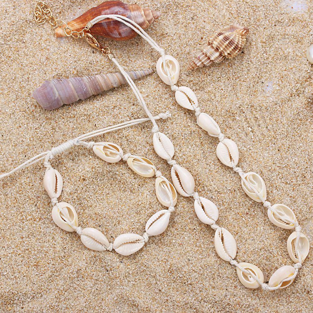 1 Vòng cổ Vỏ Sò Phong Cách Cổ Điển Thời Trang Dành Cho Nữ