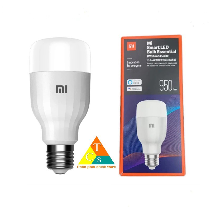Bóng đèn LED nhiều màu thông minh Xiaomi Bulb Essential MJDPL01YL Quốc Tế | BigBuy360 - bigbuy360.vn