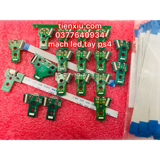 Dây mạch led tay bấm ps4 set 2 cái không đổi trả không bảo hành cho tay cầm Ps4 núm cao su, cần analog