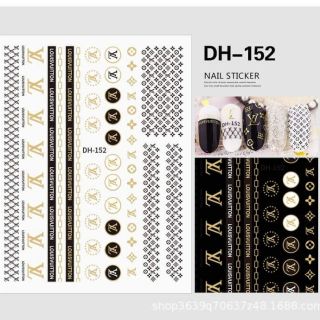 Hình dán 3d thương hiệu, Sticker dán nail trang trí móng