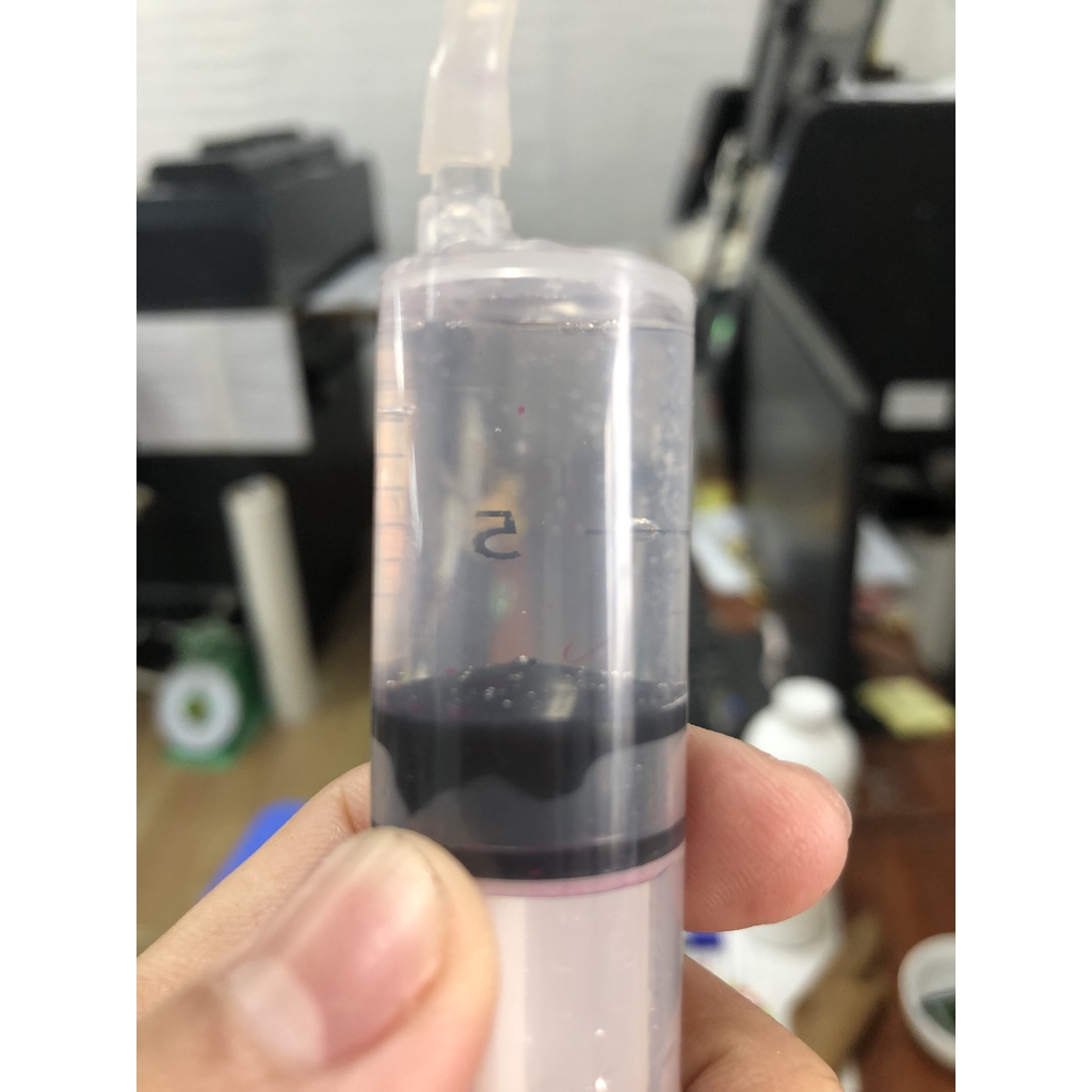 💍 NƯỚC RỬA ĐẦU IN,  ngâm đầu in phun màu xanh 100ml cho máy in Epson 4720,I3200,5113,...,